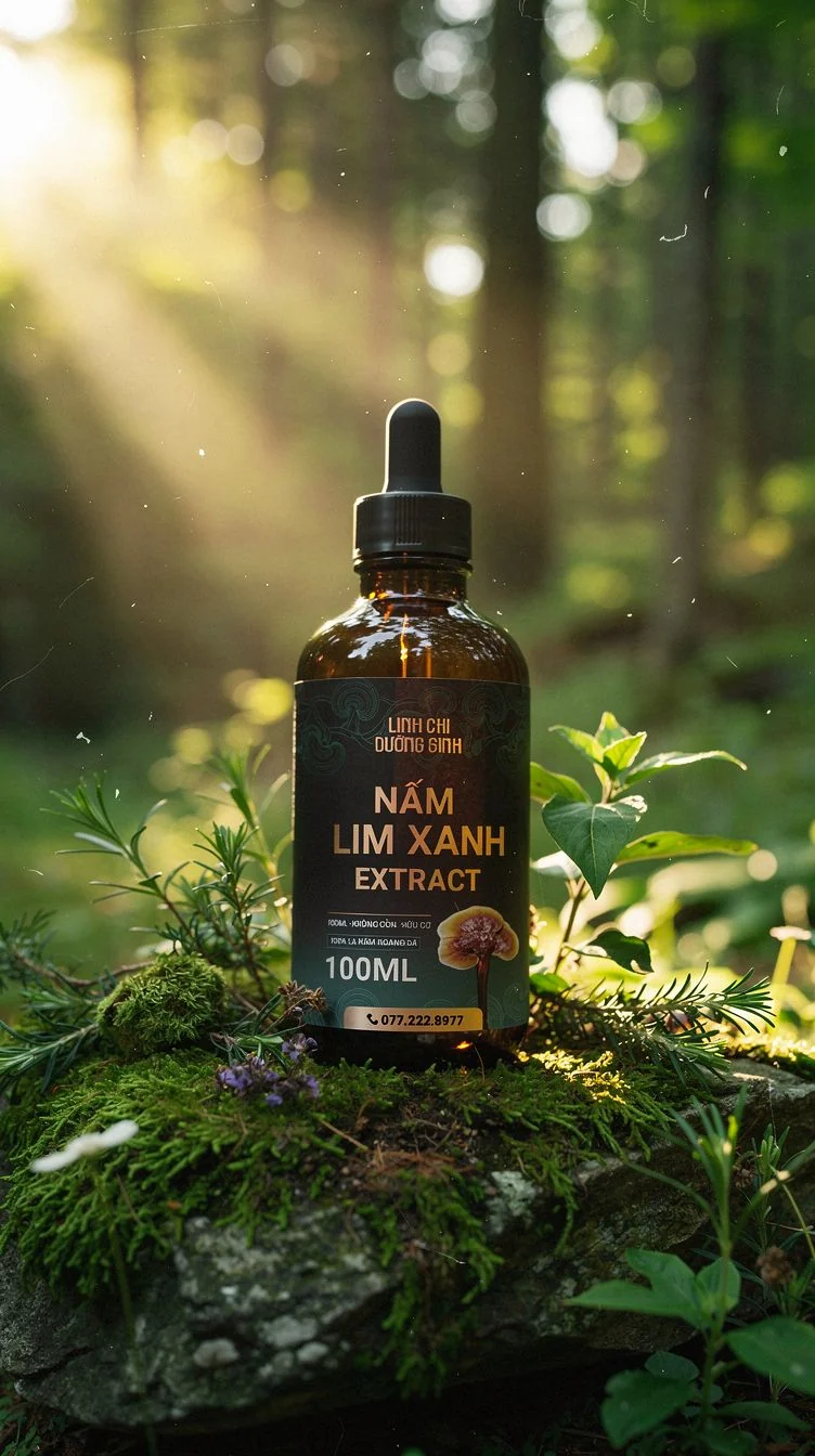 Bộ ảnh tinh chất Linh Chi và Lim Xanh