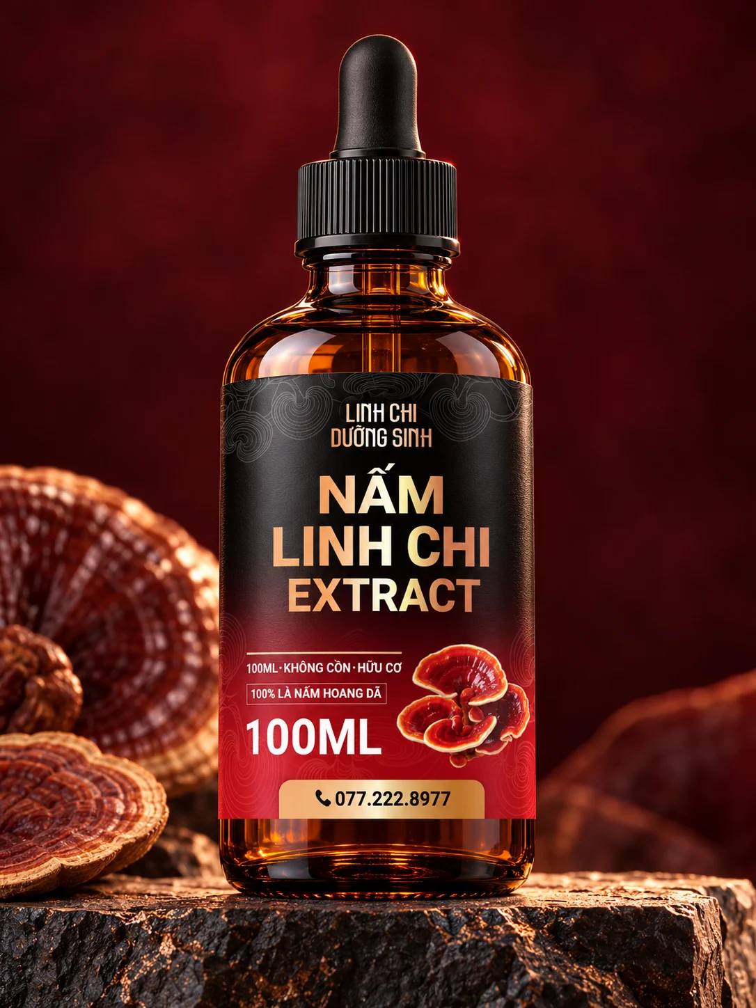 Ảnh thiết kế Nấm Linh Chi Extract 100ml